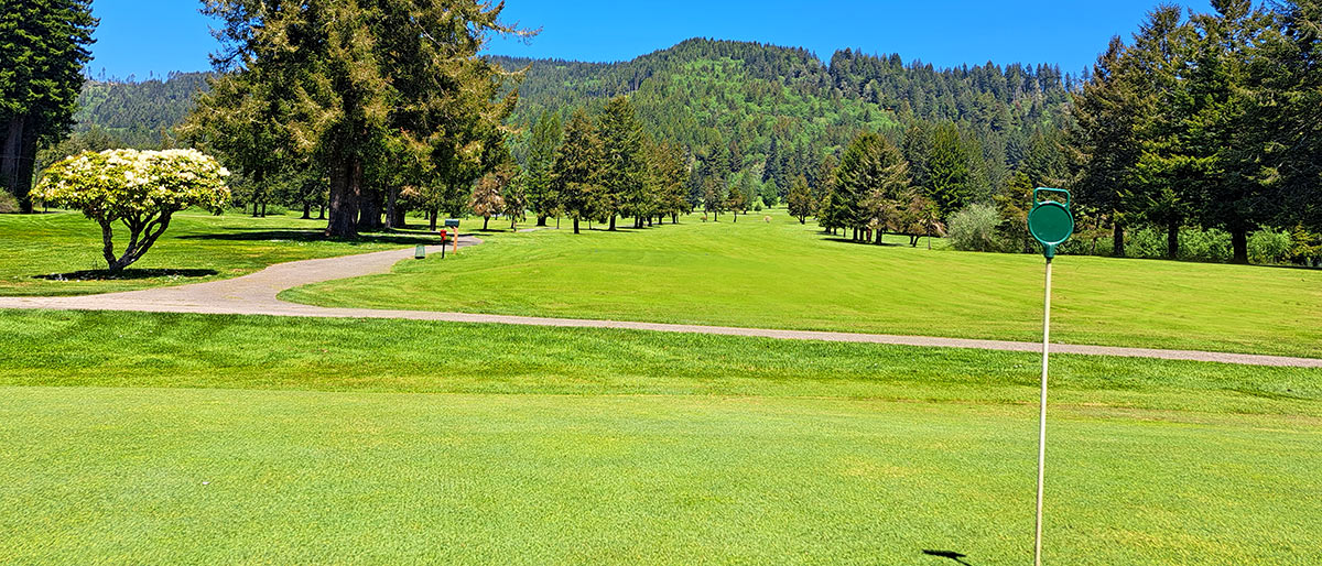 The Del Norte Golf Course 9 or 18 Hole Redwood Forest California USA